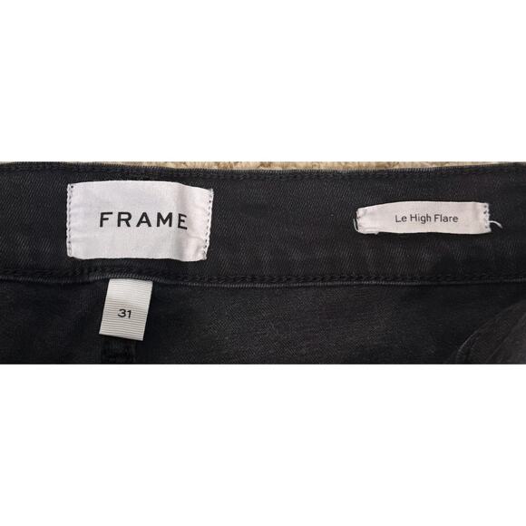 FRAME‎ Black Denim Le High - Picture 2 of 2